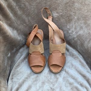 Women’s Tan Wedge Sandals